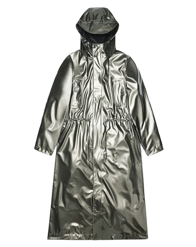 Rains - Bold Longest Regnjakke - Raven